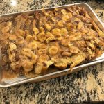The finished Overnight Bananas Foster French Toast, taken by Allspice Photography, LLC.
