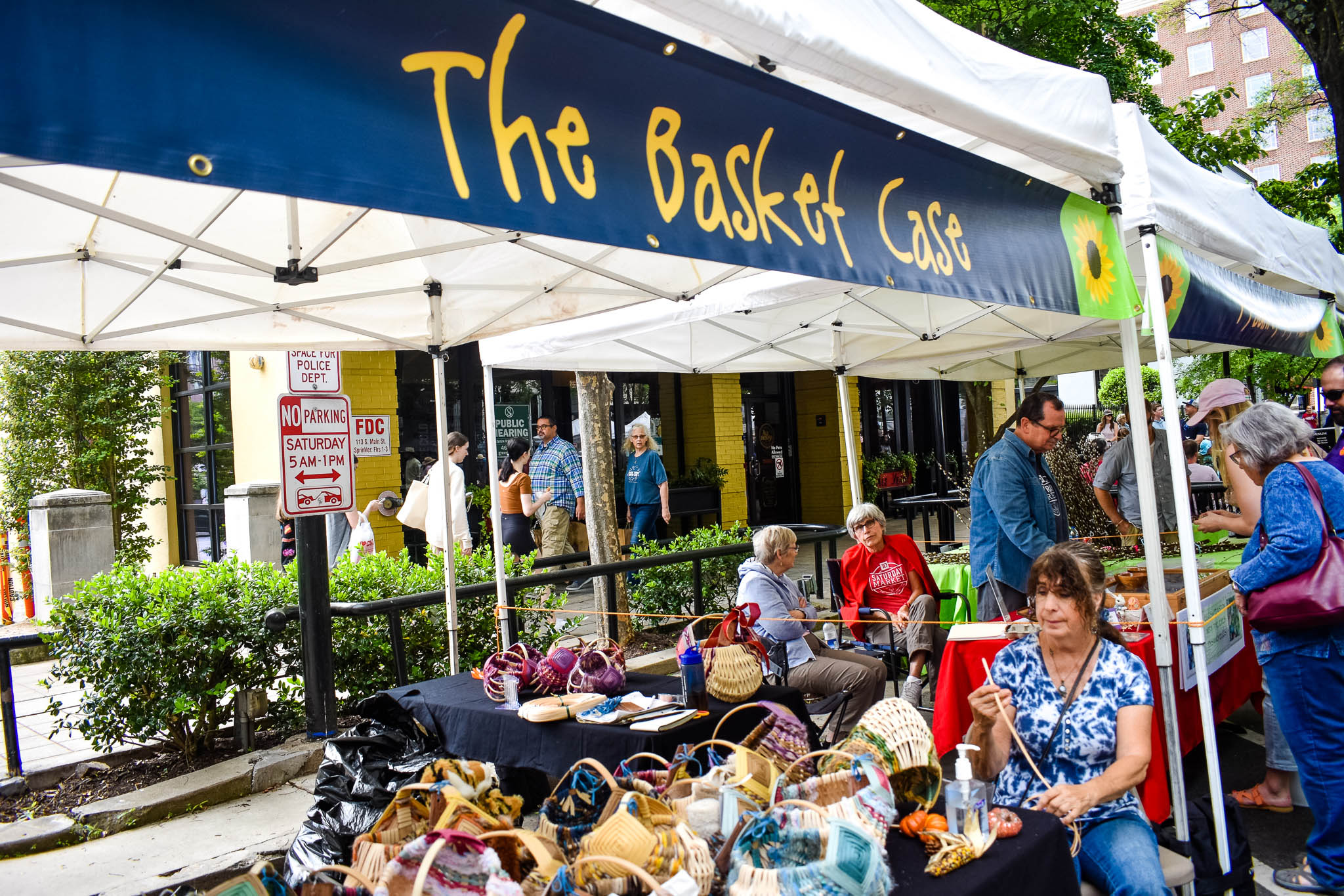 The Basket Case at the TD Saturday Market in downtown Greenville, SC. Taken by Allspice Photography, LLC.