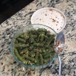 The finished Green beans Pecan-dine, taken by Allspice Photography, LLC.