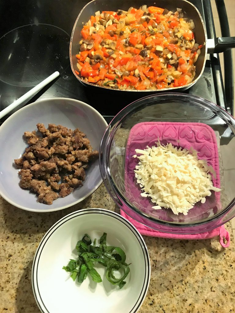 Getting everything ready to combine in the pan. Taken by Allspice Photography, LLC.