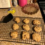 The cookies cooling on a baking rack, taken by Allspice Photography, LLC.