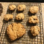 The finished Oatmeal chocolate chip cookies, taken by Allspice Photography, LLC.
