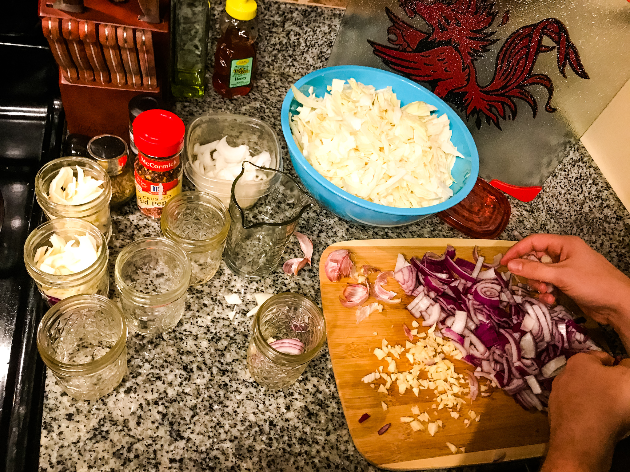 Pickled Cabbage & Onions Pimento & Prose