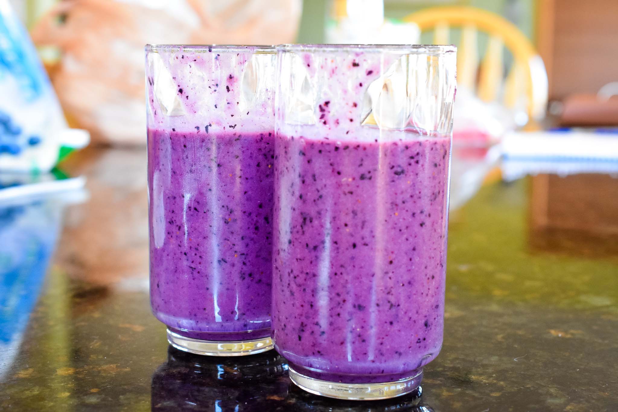 The Purple passion smoothie, taken by Allspice Photography, LLC.