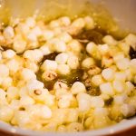 Melting in the chocolate chips, marshmallows, and vanilla extract. Taken by Allspice Photography, LLC.