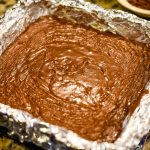 Cooling the dairy-free microwave fudge before scoring. Taken by Allspice Photography, LLC.