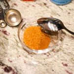 The cinnamon sugar topping, taken by Allspice Photography, LLC.