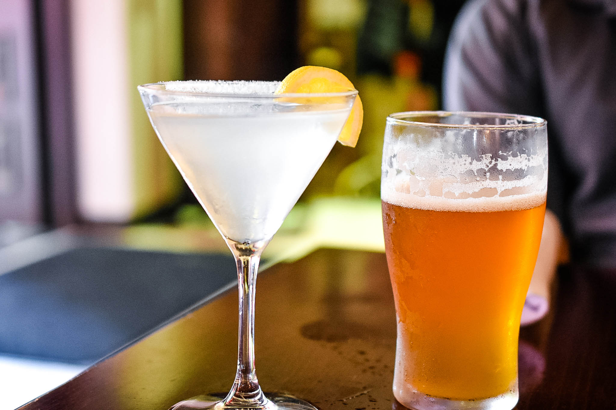 Drinks from Passerelle Bistro in downtown Greenville, SC.