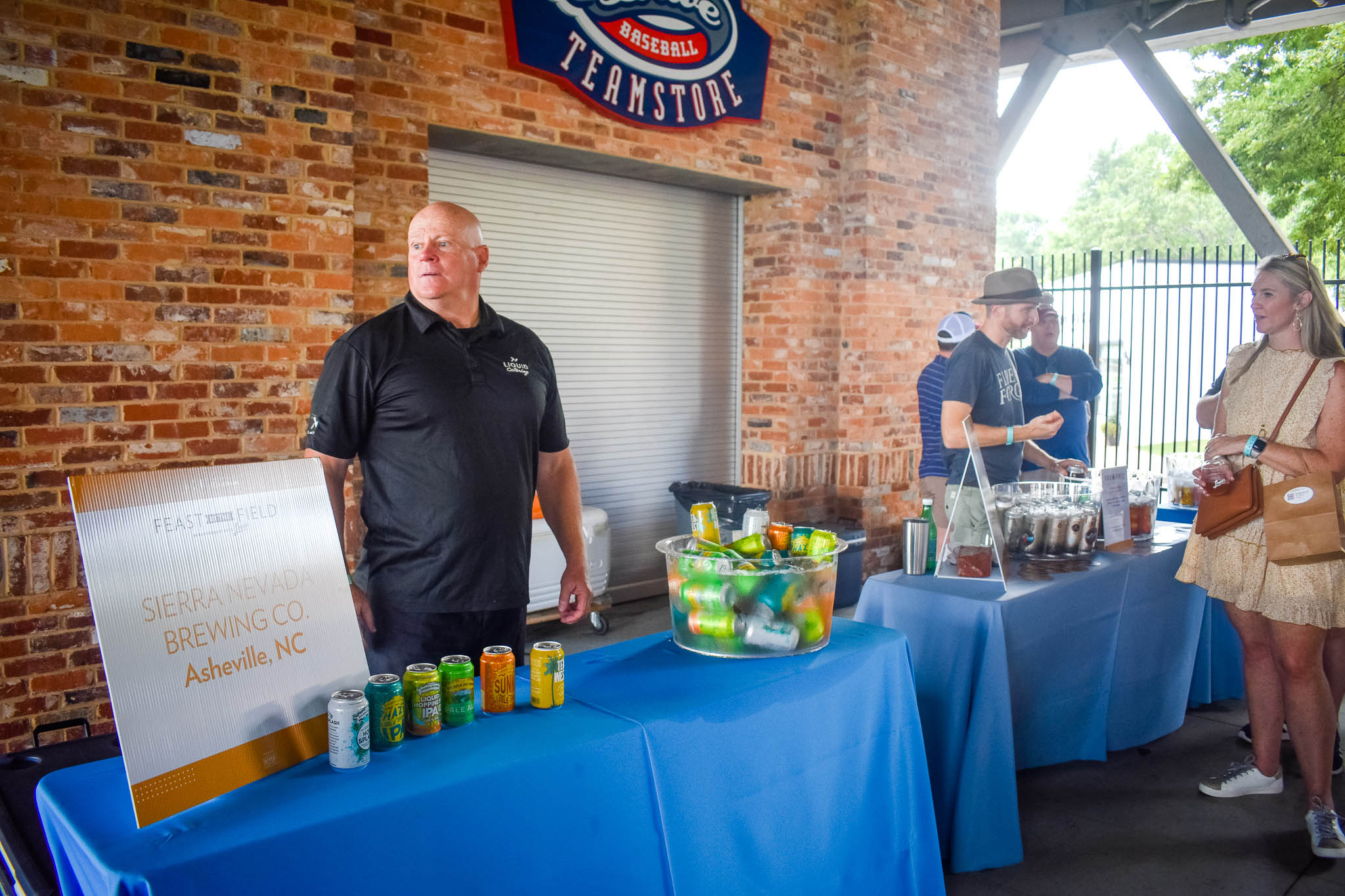 Sierra Nevada Brewing Company at Feast by the Field at Fluor Field in downtown Greenville, SC.