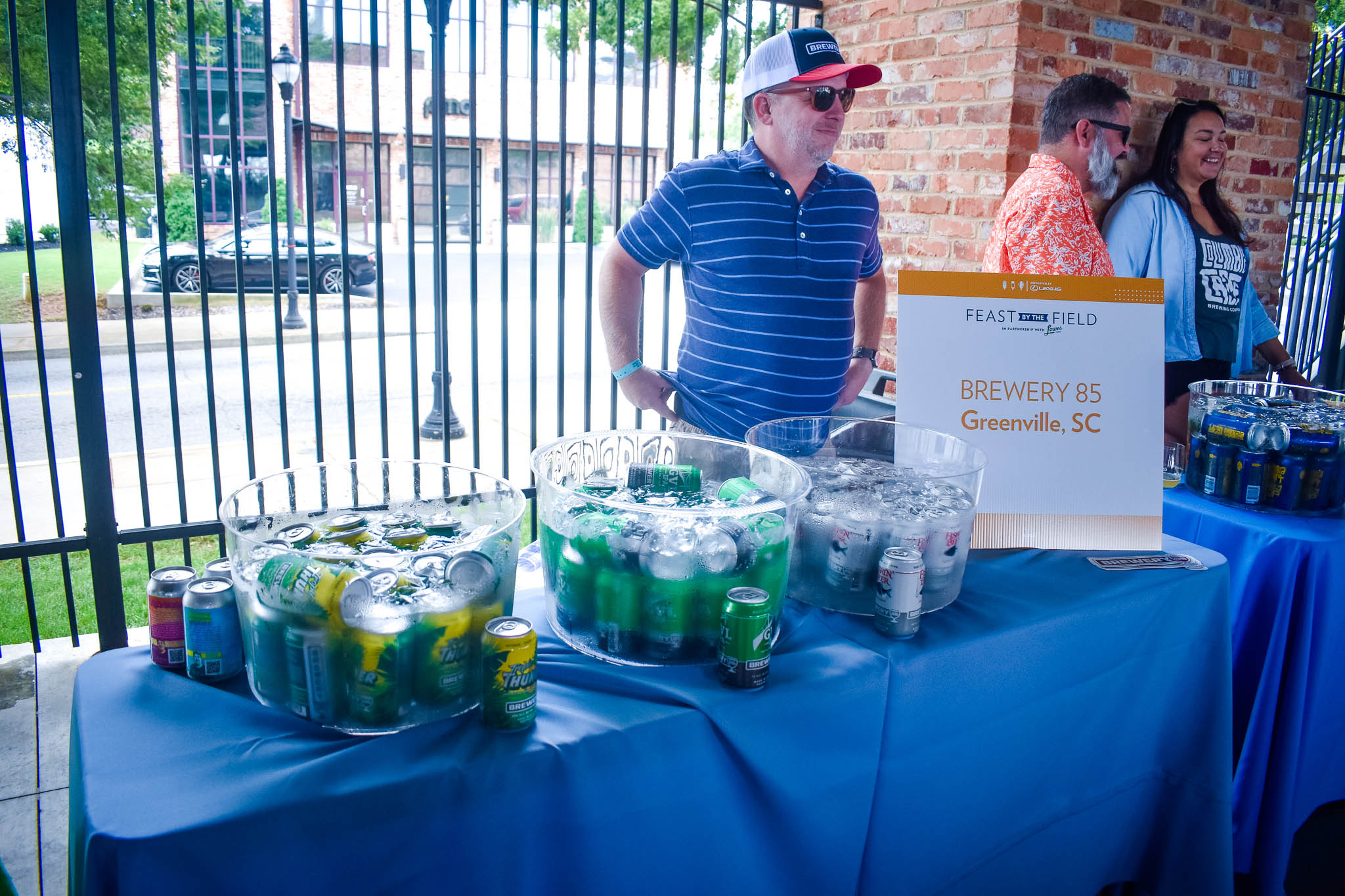 Wicked Weed Brewing Company at Feast by the Field at Fluor Field in downtown Greenville, SC.