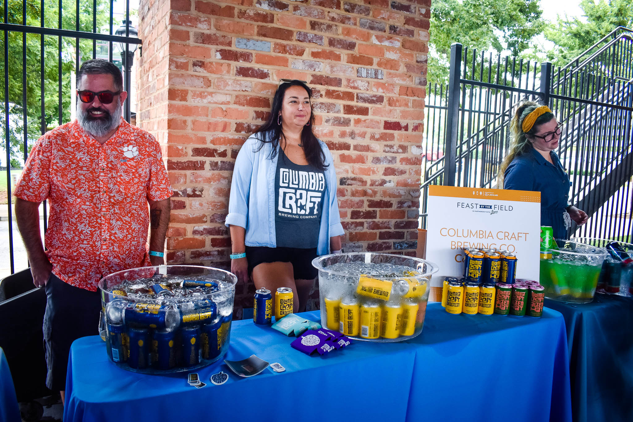 Columbia Craft Brewing Co. at Feast by the Field at Fluor Field in downtown Greenville, SC.