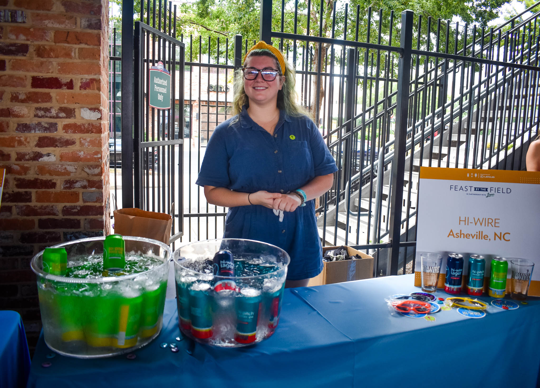 Hi-Wire Brewing Company at Feast by the Field at Fluor Field in downtown Greenville, SC.