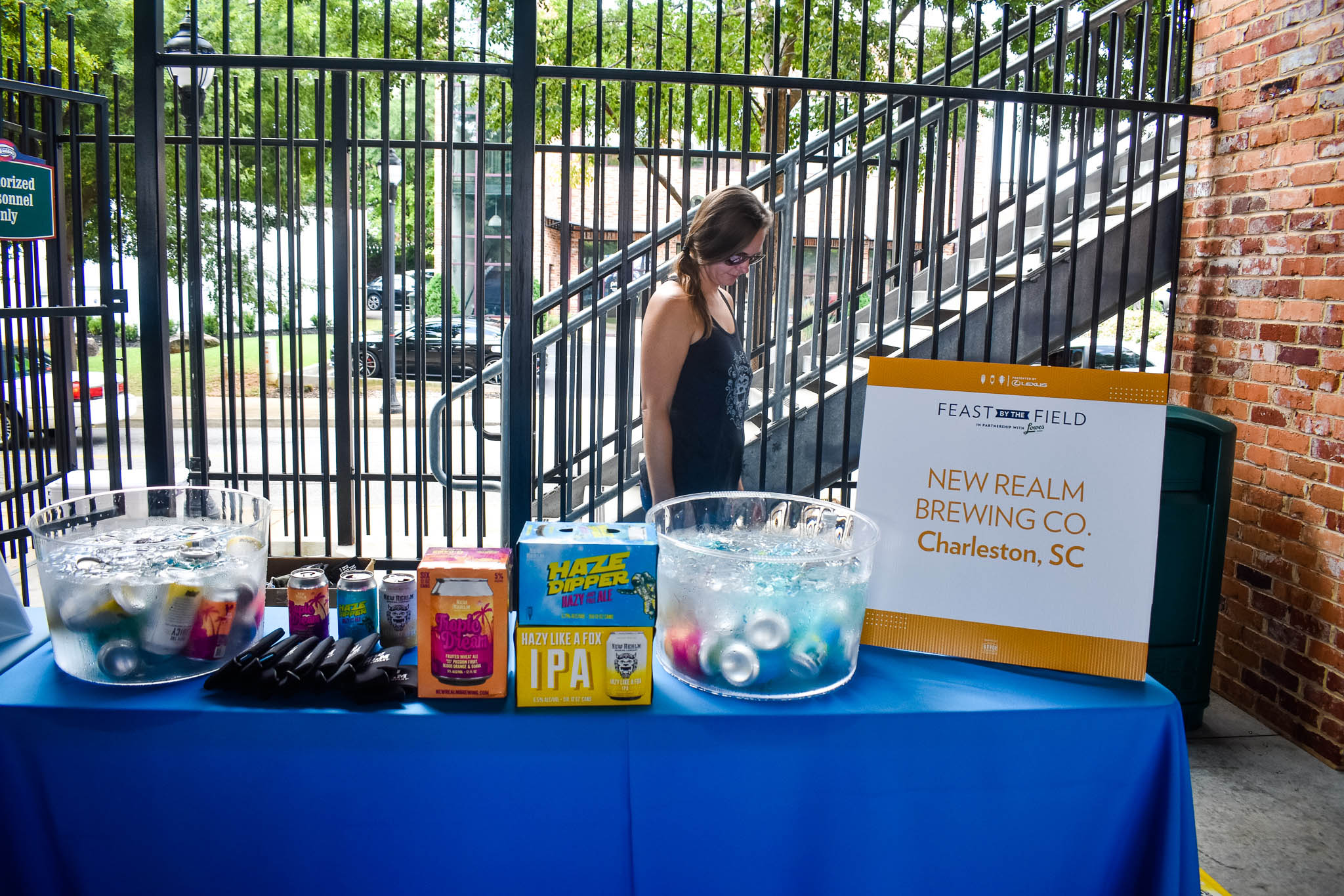 New Realm Brewing Company at Feast by the Field at Fluor Field in downtown Greenville, SC.