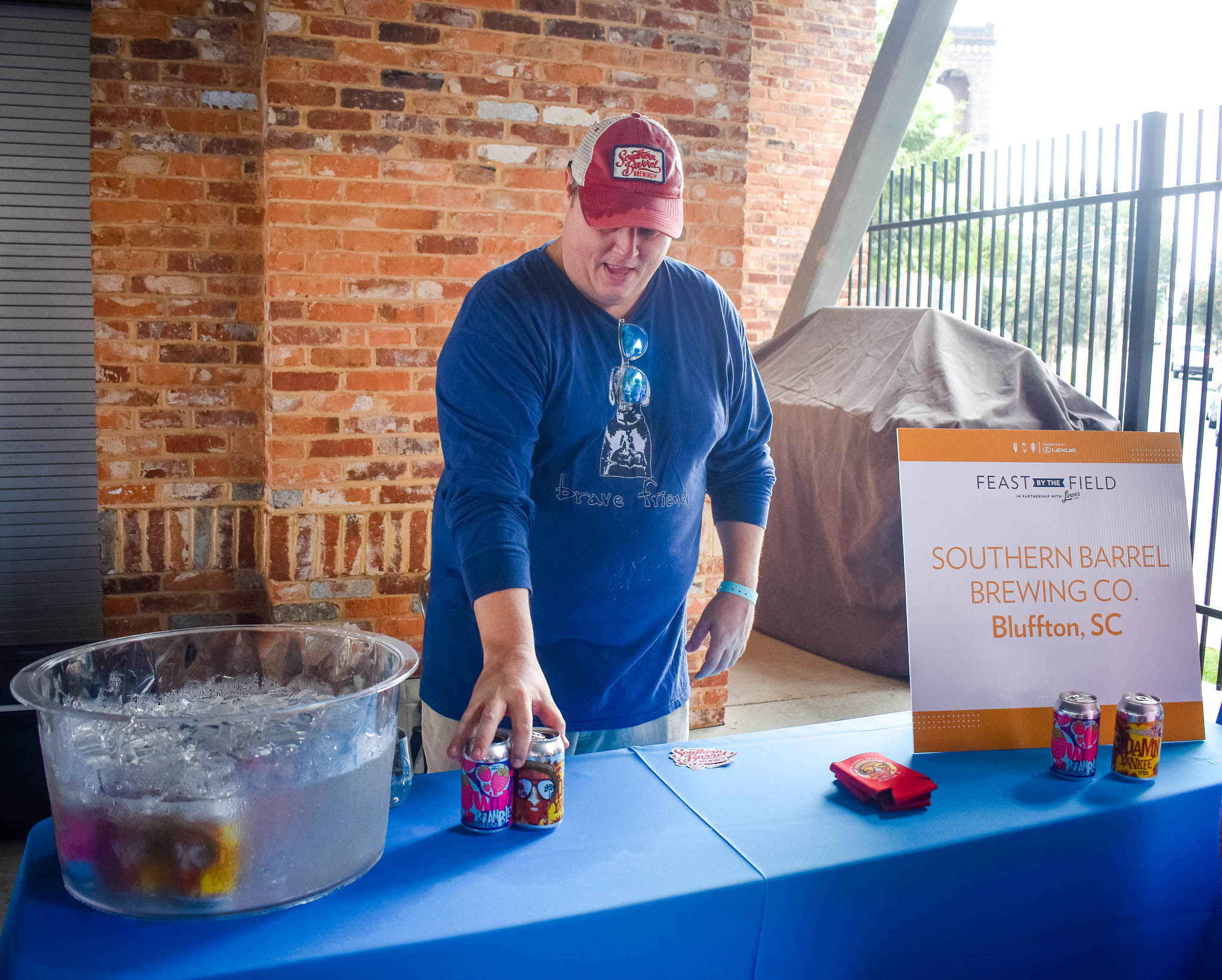 Southern Barrel Brewing Company at Feast by the Field at Fluor Field in downtown Greenville, SC.