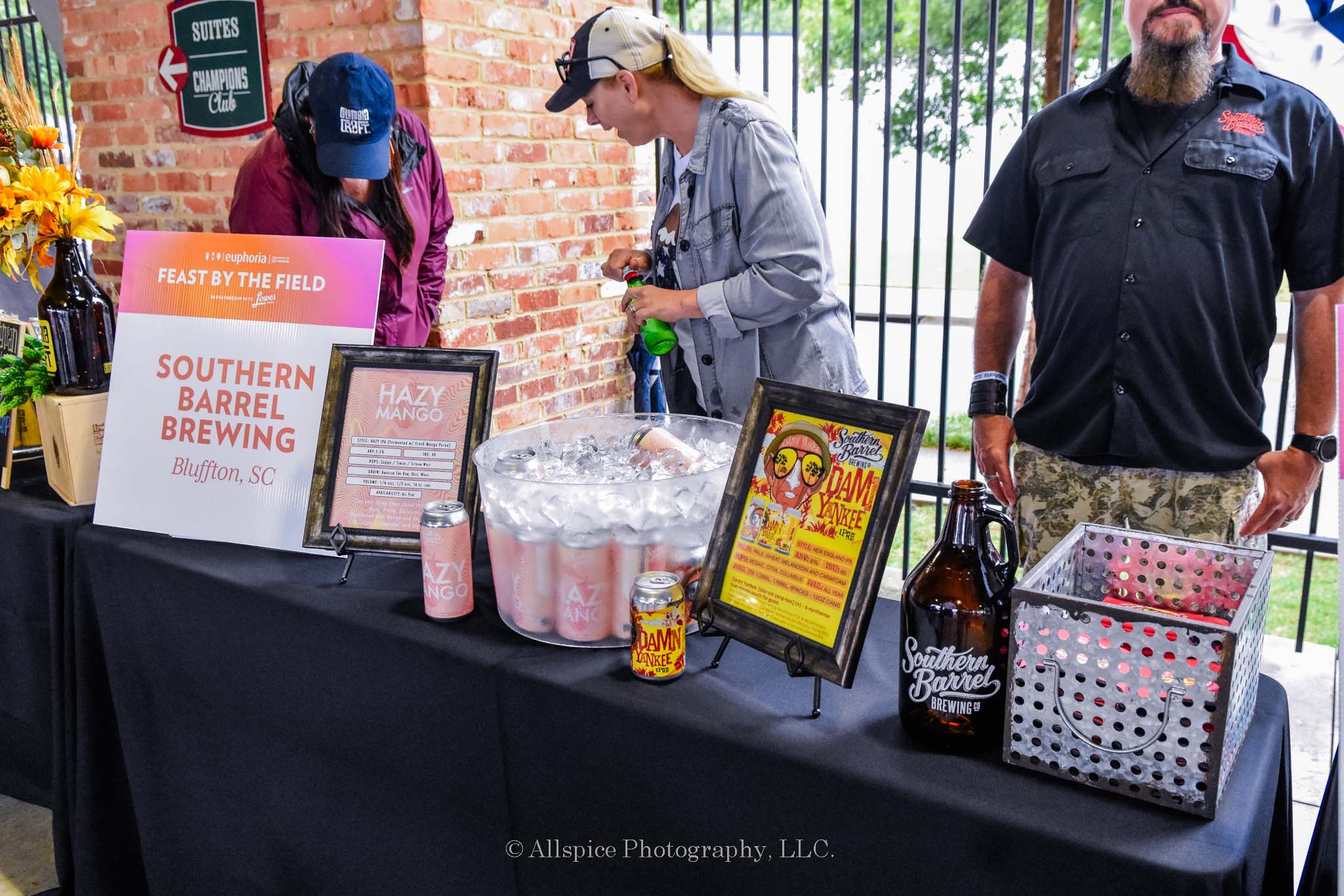 Southern Barrel Brewing from Bluffton, SC from Beer Central at Feast by the Field Day 2, taken by Allspice Photography, LLC.