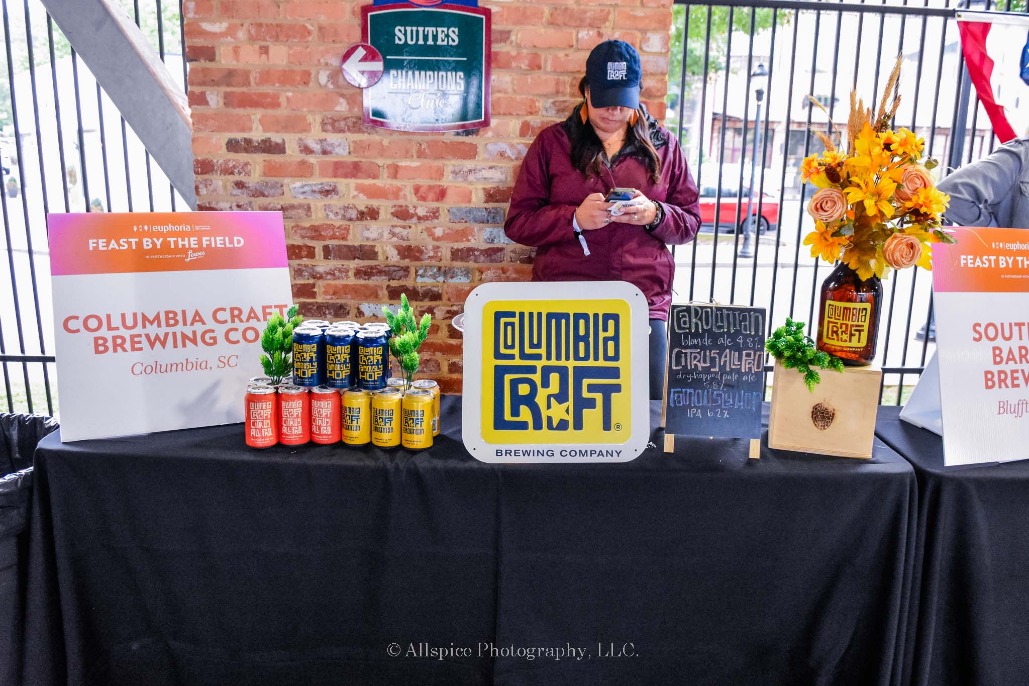 Columbia Craft Brewing Company from Columbia, SC from Beer Central at Feast by the Field Day 2, taken by Allspice Photography, LLC.
