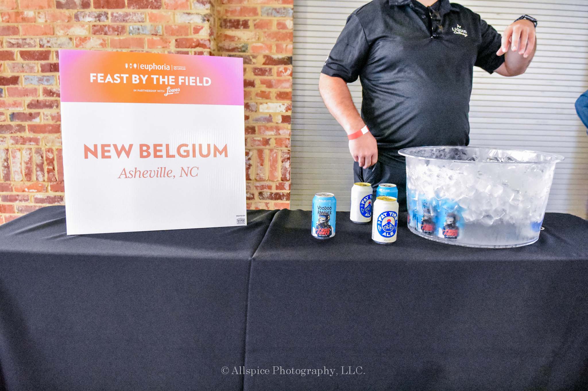 New Belgium Brewing from Asheville, NC from Beer Central at Feast by the Field Day 2, taken by Allspice Photography, LLC.