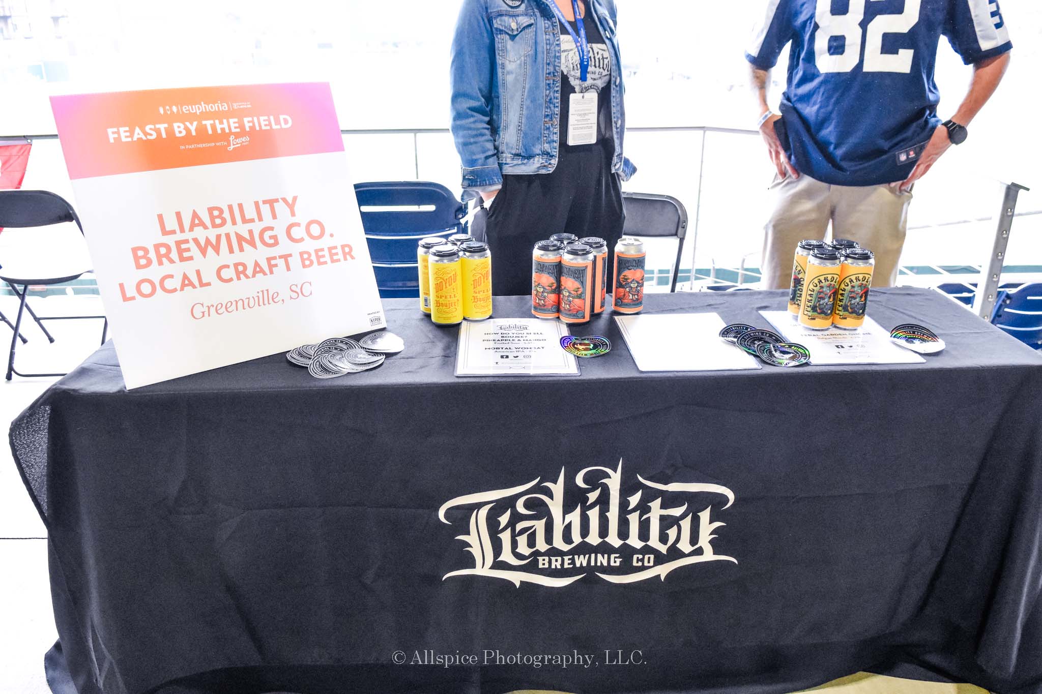 Liability Brewing Company from Greenville, SC from Beer Central at Feast by the Field Day 2, taken by Allspice Photography, LLC.