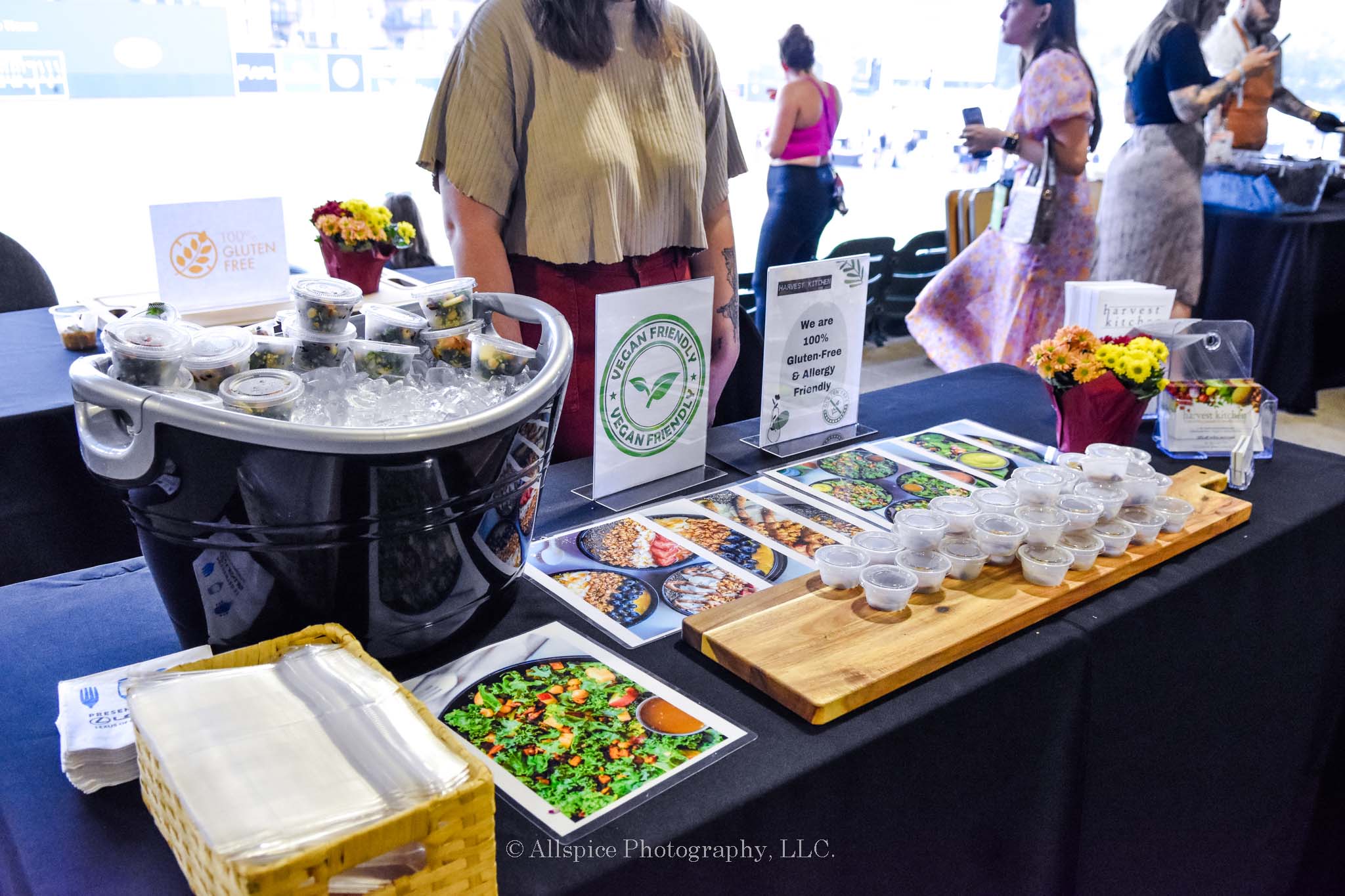 Harvest Kitchen booth from Greer, SC at Feast by the Field, taken by Allspice Photography, LLC.