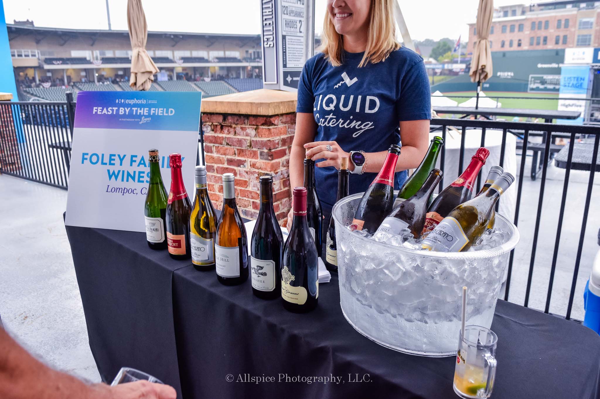 Foley Family Wines from Lompoc, CA at Feast by the Field, taken by Allspice Photography, LLC.