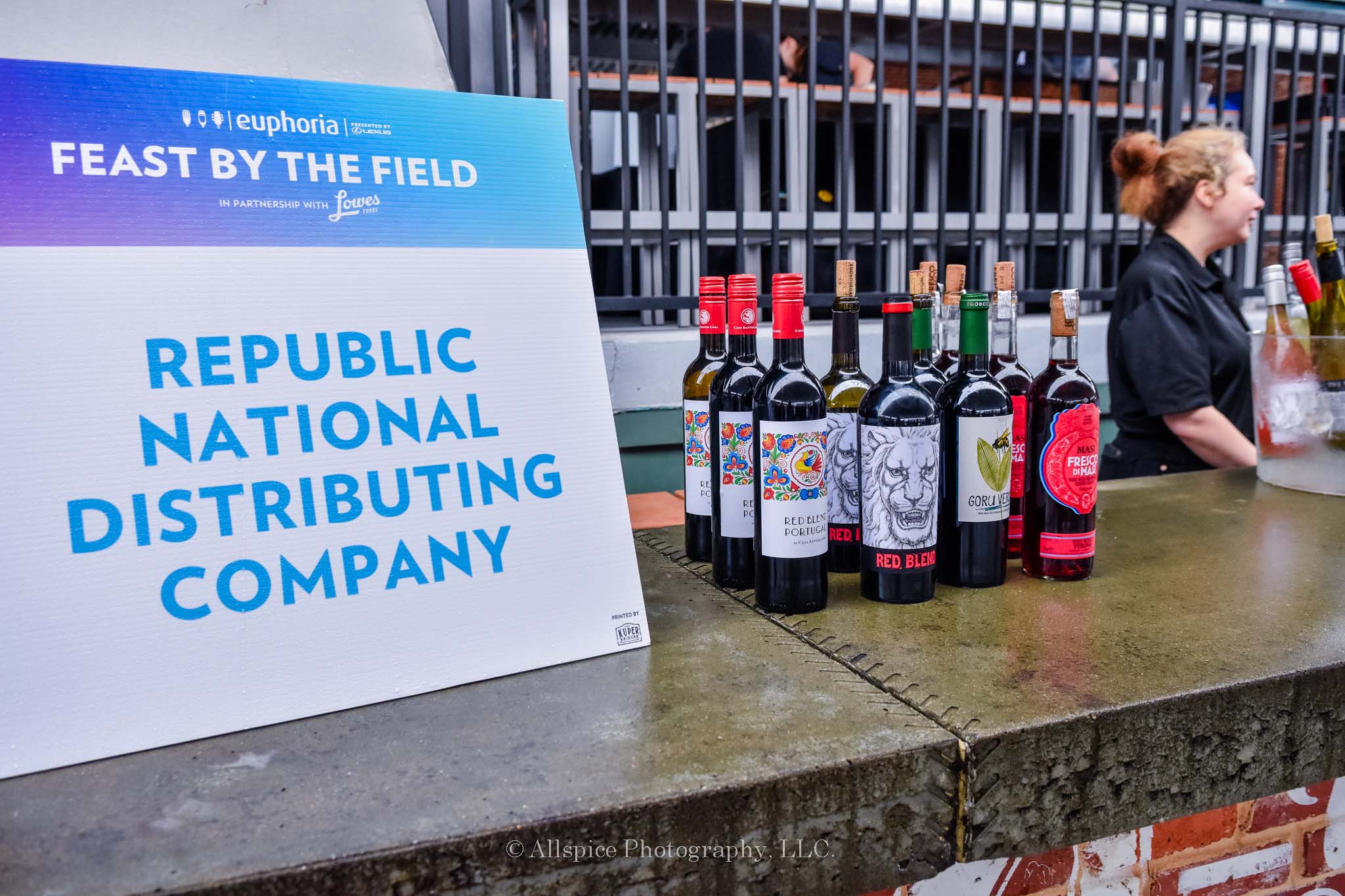 Republic National Distributing Company at Feast by the Field, taken by Allspice Photography, LLC.