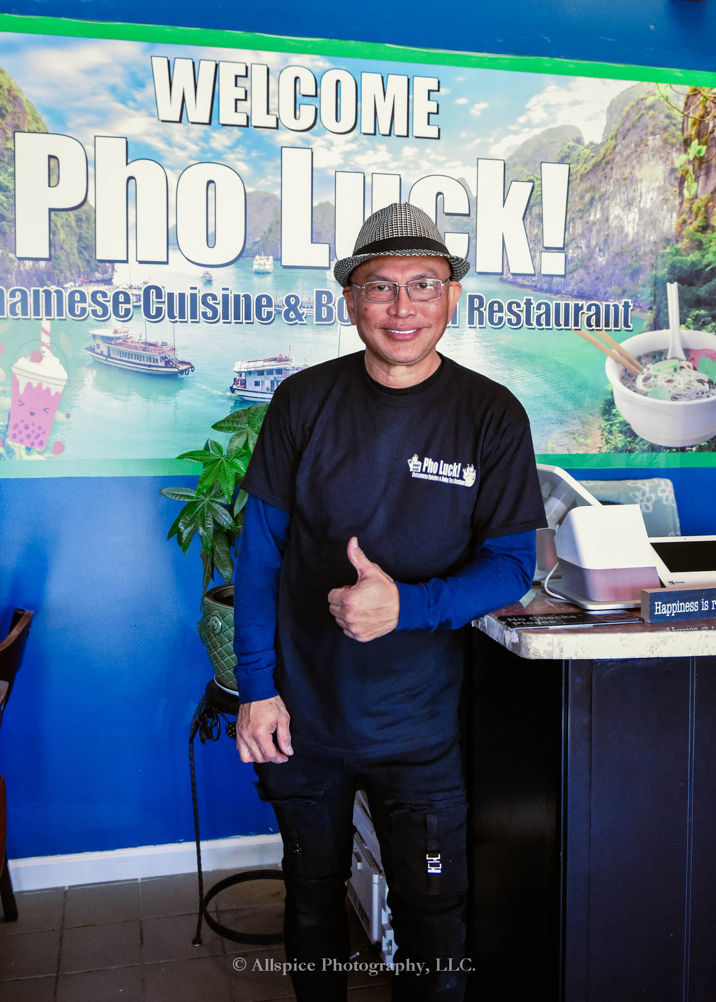 Tony Nguyen from Pho Luck! Restaurant in Wellford, SC, taken by Allspice Photography, LLC.