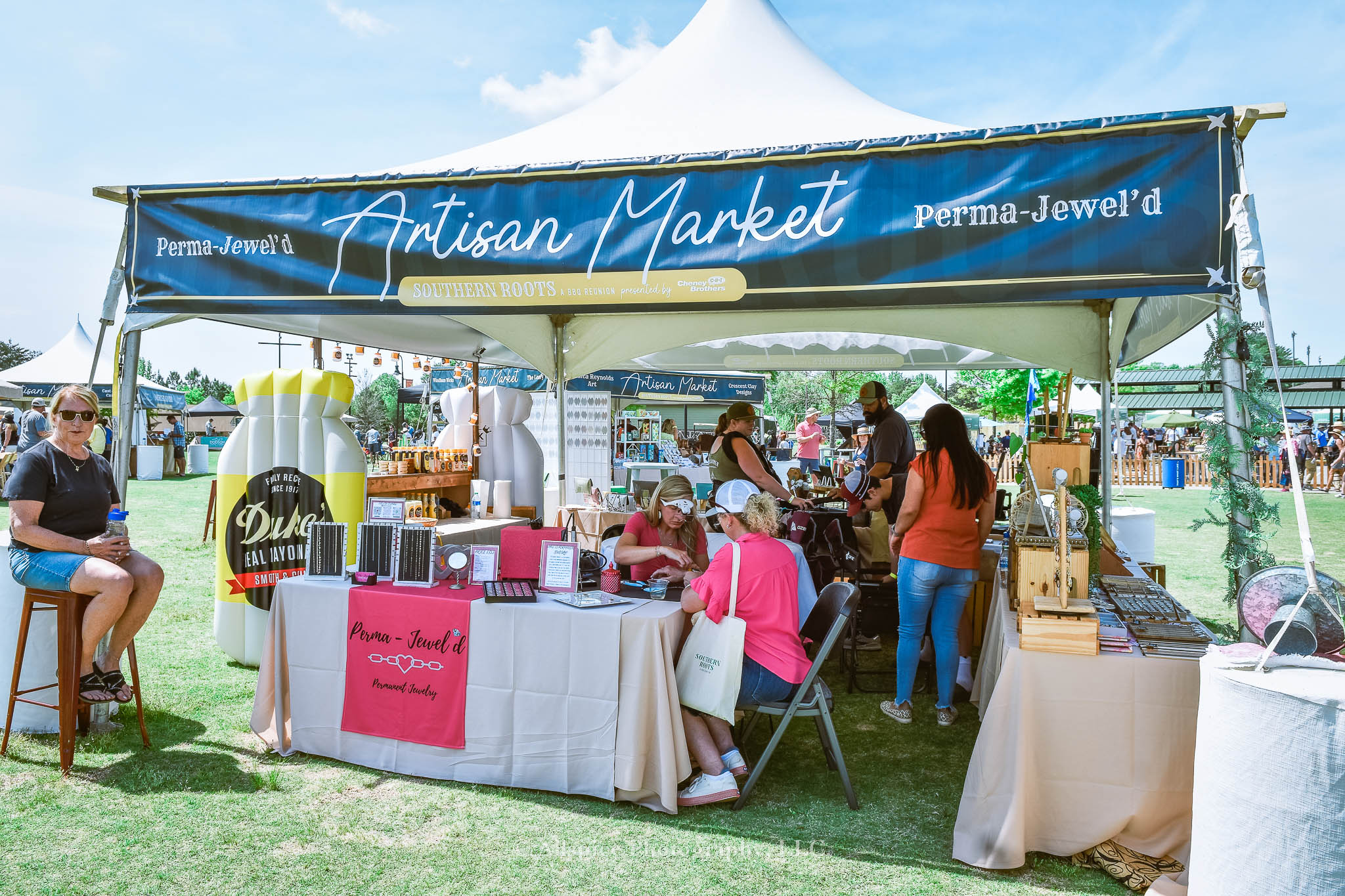Perma-Jewel'd from the Artisan Market at Southern Roots Reunion in Travelers Rest, SC, taken by Allspice Photography, LLC.