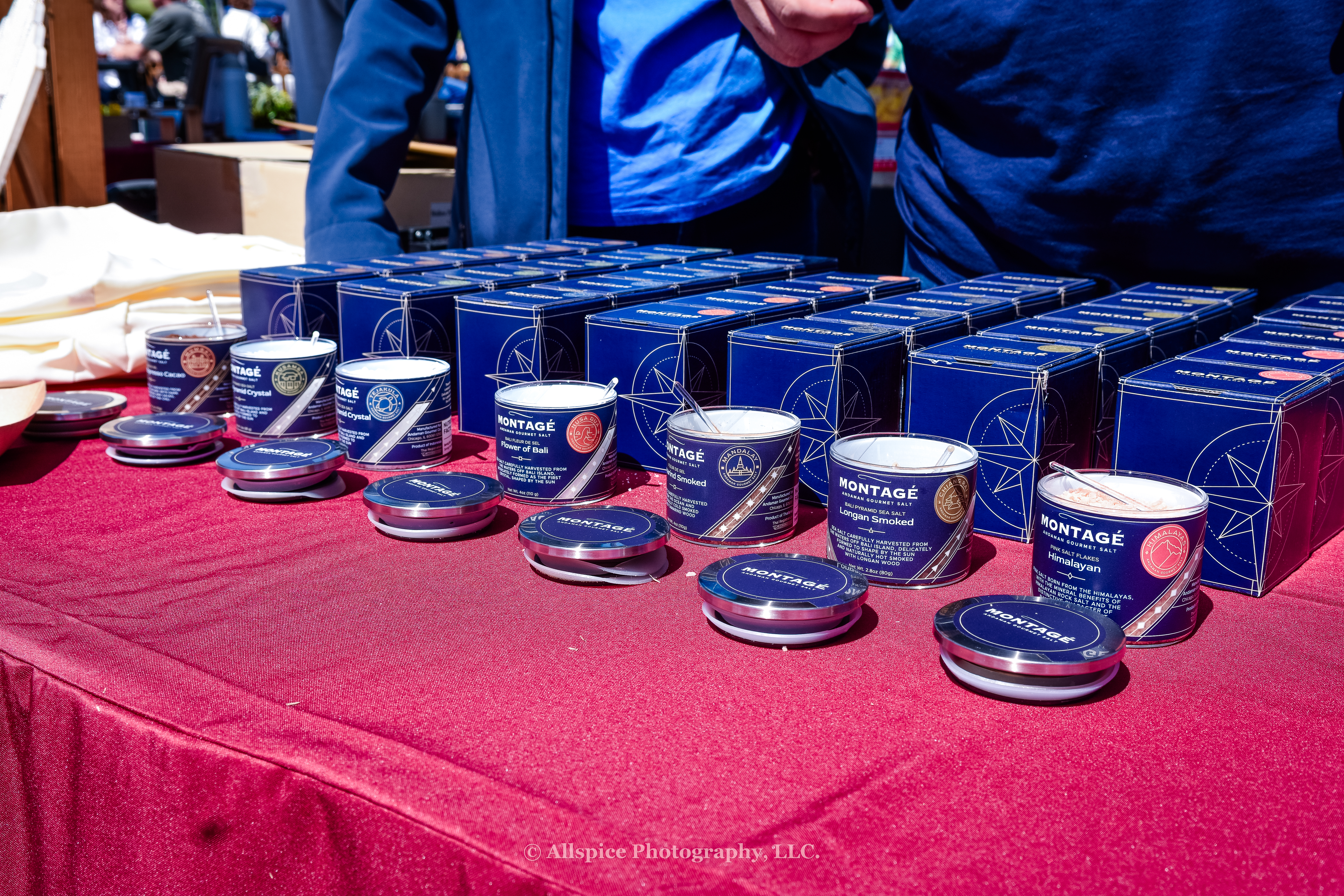 Montage Gourmet Salt taste testers at Southern Roots Reunion in Travelers Rest, SC. Photo by Allspice Photography, LLC.