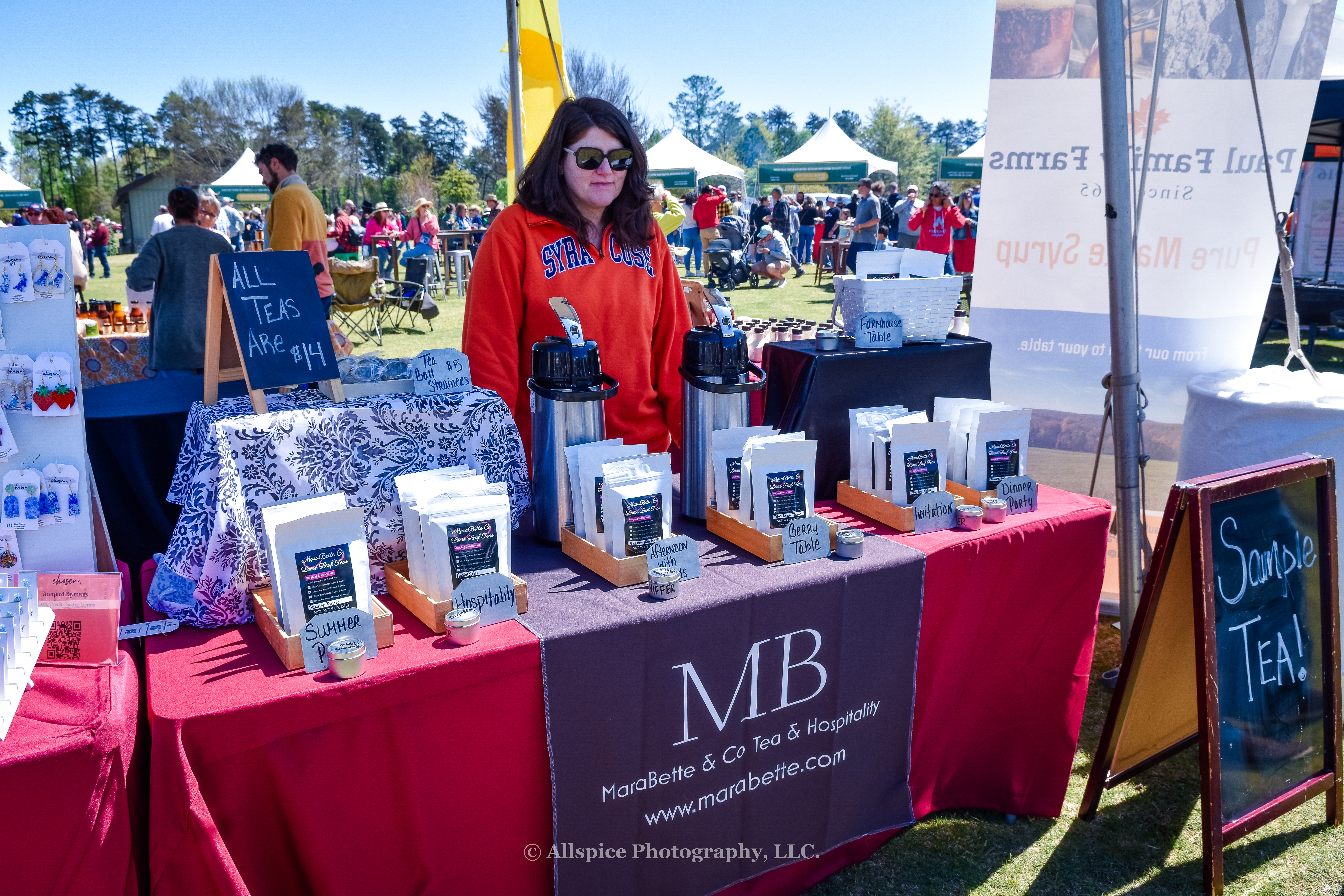 MaraBette & Co. Tea & Hospitality at Southern Roots Reunion in Travelers Rest, SC. Photo by Allspice Photography, LLC.