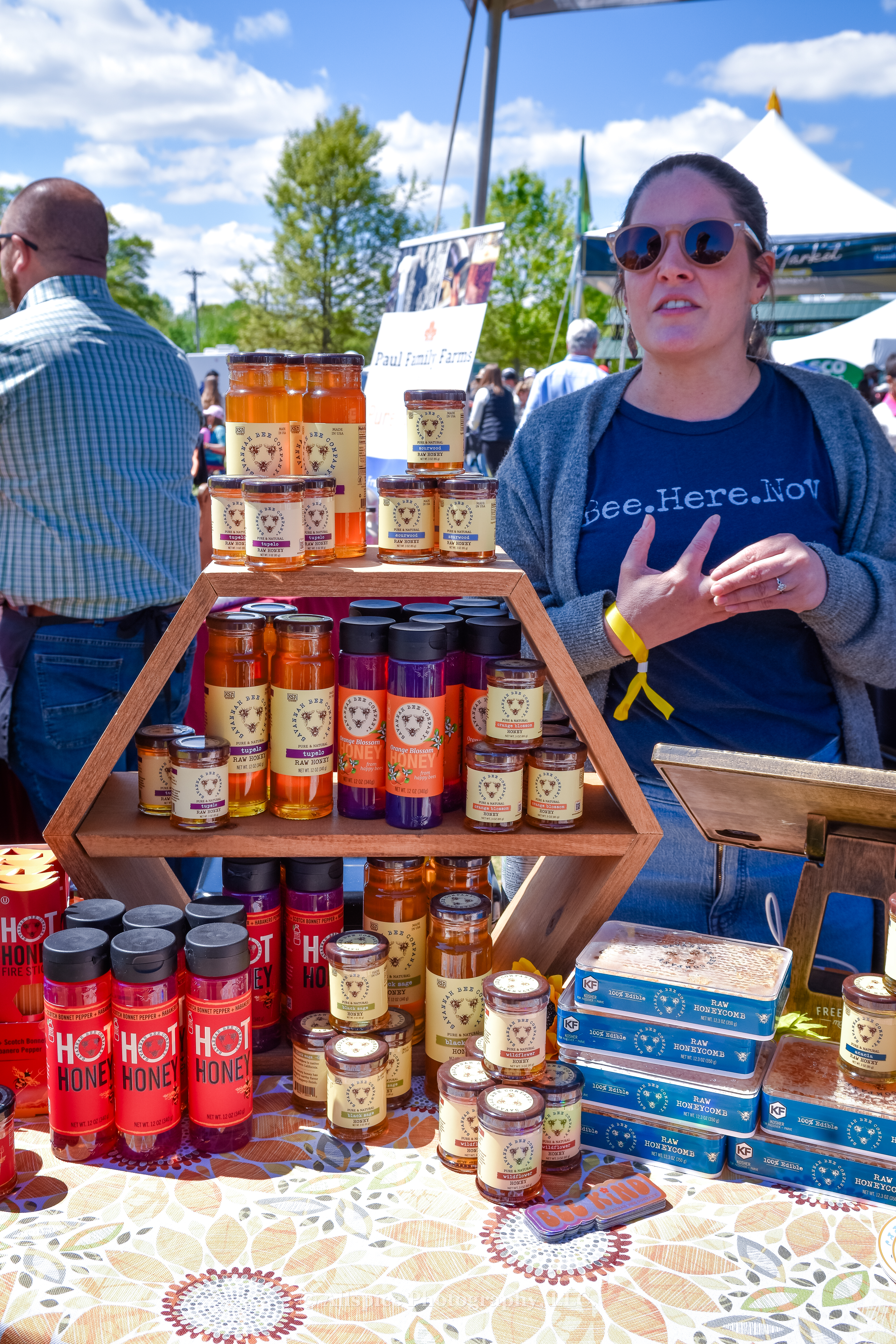 Products from Savannah Bee Company at Southern Roots Reunion in Travelers Rest, SC. Photo by Allspice Photography, LLC.